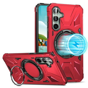LCSMFKJ Samsung Galaxy S25 5G �p�P�[�X ���C�A���X�[�d�Ή� 360°��] �����O�t�� �B�� �X�^���h�@�\ �X�}�z�P�[�X Cover ����炭���[ �T���X�� �M�����N�V�[s25 SC-51F / SCG31 �w�� �J�o�[ ���f�B�[