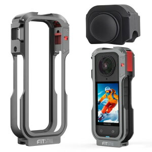 FitStill Insta360 X5�p�ی�P�[�X�A���@�\�A���~�j�E���ی�P�[�W+�V���R�������Y�J�o�[�A���h�~�E�h�o�A�����̊g���C���^�[�t�F�[�XX5�A�N�Z�T���[�Z�b�g