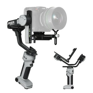 (公式旗艦店)ZHIYUN CINEPEER Crane 4E ジンバルカメラ 3軸スタビライザー ジンバル 軽量 カメラスタビライザー「一年保証」, ライトグレー