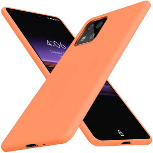 mneudedu �Ή� AQUOS Sense4 �p�� �P�[�X �ϏՌ� �V���R�� TPU SH-53A SHG03 �J�o�[ ���^ �y�� �I�����W