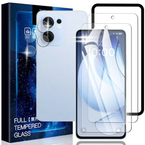 NutmegOPPO Reno13A �K���X�t�B���� + OPPO Reno13A �����Y�t�B����Reno13A �ی�t�B���� �����K���X ���{�����Ɏq�̗p �����ߗ� �ϏՌ� �C�A�h�~ �d�x9H ��U�h�~ �������� �X�N���b�`�h�~ �\��t��