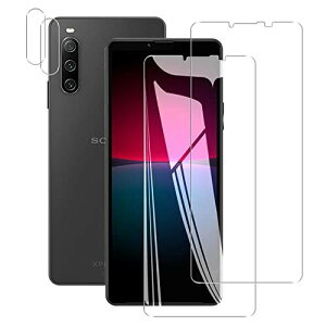 Ή Xperia 10 IV 5G SO-52C SOG07 KXtB (2) + YیtB (2) Xperia 10 IV tB 炳 Jo[ KX SOG07 tیtB 0.26  dx9H Uh~ wh~