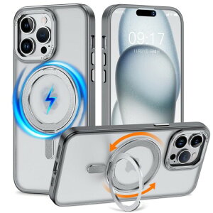 KMAMBNG iPhone 13 Pro �p �P�[�X �c�����Ή� �����O MagSafe�Ή� ���C�����X�[�d �������}�b�g �X�}�z�P�[�X �ČR�K�i �ϏՌ� �J���������Y�ی� �ԍڃz���_�[�p 6.1�C���` �A�C�t�H��13Pro�p �P�[