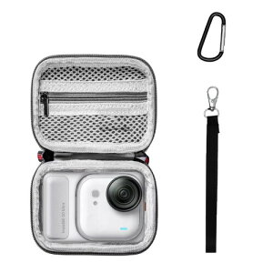 For Insta360 GO Ultra�P�[�X�p �J�����o�b�O �S�ʕی���[�P�[�X �ϏՌ� �R���p�N�g�݌v �g�ѕ֗�Insta360 GO Ultra �p ��p�ی�J�o�[ ���[�P�[�X(Grey)