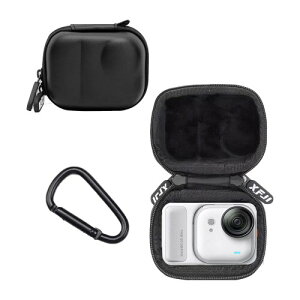 For Insta360 GO Ultra �P�[�X�p �J�����o�b�O �S�ʕی���[�P�[�X �ϏՌ� �R���p�N�g�݌v �g�ѕ֗�Insta360 GO Ultra �p ��p�ی�J�o�[ ���[�P�[�X�i�u���b�N�j