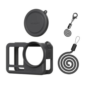 Twaxl DJI OSMO Action 6�p�V���R���ی�P�[�X (Black)