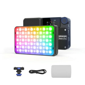 aputure amaran Ace 25C 25W RGB^BeCg tJ[ CzENCbN[X@\t 1/4lW CuzMEVlogE⏕ƖɍœK(ubN)