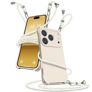 Muciyazi �P�[�X �p�� iPhone 17 Pro Max �V�����_�[ �V���R�� �J�o�[ �ϏՌ� ���|�� �΂߂��� ��|���P�[�X �R�t�� �D��X�g���b�v�t�� ���������\ ���O���\ ���t���h�~ �}�b�g���� �w��