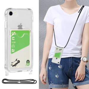 Cavor iphoneSE2���� 2020/iPhoneSE3����i2022�j/iPhone 7/8 �X�}�z�P�[�X���|���񂩂��΂߂��� iPhone7 �V�����_�[�P�[�X iPhone8 �J�[�h���[ �X�g���b�v�t�� iPhone SE2 IC �J�[�h���[ iPhoneSE3 �P�[�X���z�^