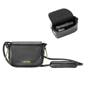 SMALLRIG �R���p�N�g�J�����o�b�O�A�V�����_�[�X�^�b�v�t���N���X�{�f�B�o�b�O�APU���U�[���C�X�i�b�v�J�����P�[�X�ARicoh GR�V���[�Y�p�A�ʐ^�ƌ���(�u���b�N) - 5673
