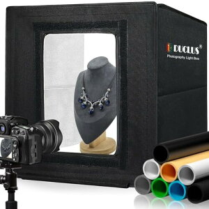DUCLUS Be{bNX 40cm Beu[X ܂肽݁ALight Box Ȉ ʐ^X^WI \160LEDCgA8wi iBepLbg