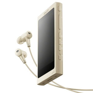 ソニー ウォークマン Aシリーズ 32GB NW-A46HN : Bluetooth/microSD/ハイレゾ対応 最大39時間連続再生 ノイズキャンセリングイヤホン付属 2017年モデル ペールゴールド NW-A46HN N