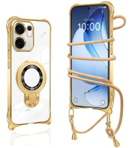 OPPO Reno13A �P�[�X �N���A �V�����_�[ ���� oppo reno 13a �J�o�[ �����O�t�� �I�b�|���m13a�J�o�[ �X�^���h�@�\ �}�O�l�b�g���� �ϏՌ� �ČR�K�i �R�t�� �΂߂��� �D��X�g���b�v�t�� �l�b�N
