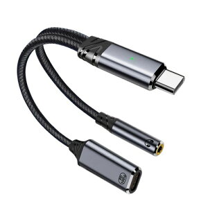 Duttek USB C 3.5mm ϊP[u, 2-in-1 USB C PD100w to 3.5mm AUXI[fBIWbNhOUSB^Cvc[dP[uR[hiphone 15 16, google pixel 8a/7, ipad proƌ݊܂