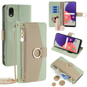 For Galaxy A22 5G �P�[�X �蒠�^ �V�����_�[ For �M�����N�V�[A22 SC-56B ���z�^ �J�o�[ ���|�� �΂߂��� ���ϋ��t�� ���� ������� �����O�X�g���b�v �W�b�p�[���K���� �J�[�h���[ ���u�� �㎿
