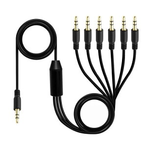 Duttek 3.5mm �I�[�f�B�I���z�P�[�u�� 3��/TRS�C���z������R�[�h 6���z�P�[�u���A�X�}�[�g�t�H���E�R���s���[�^�[�EMP3�E�C���z���E�X�s�[�J�[�p 3.5mm�I�X�I�X �w�b�h�z���X�v���b�^�[�ϊ�