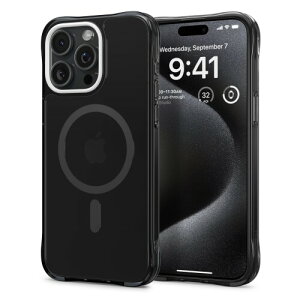 by Spigen iPhone 15 Pro Max p P[X MagSafeΉ EgVA[  Xgbvz[t e ϋv ϏՌ Jی Qi[d قȂ ACtH 15 v}bNX p Jo[ E