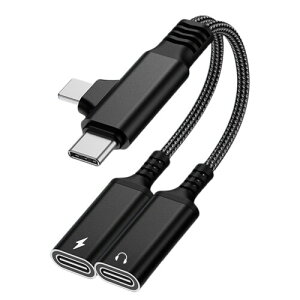 Topamz Type C/Phone to Type C �C���z�� �ϊ��A�_�v�^ 4in1 PD�}���[�d DAC���� ���y�����Ȃ���[�d �ʘb/���ʒ���/���y�Ή� �ŐVOS18�Ή� Phone16/15/14/13/12/11�V���[�Y/Pad/Android/USB C�@��K�p