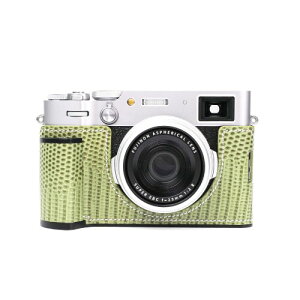 �Ή� Fuji �x�m X100VI ��p �J�����P�[�X �J�����J�o�[ �J�����o�b�O �{�v ���w���v�{��+���^���x�[�X�v���[�g+�n���h����3-in-1�f�U�C�� (Green1)