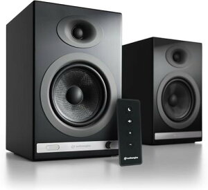Audioengine I[fBIGW HD5 CXEp[hXs[J[ l ubNVFt^z[~[WbNVXe Bluetooth aptX HDΉEDACAv l LEڑAAUX́AfW