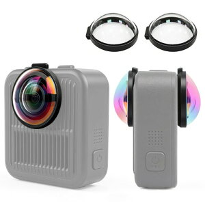PULUZ GoPro MAX 2�p�����Y�L���b�v ���w�K���X�� 10H�d�x GoPro MAX 2�p�����Y�ی�J�o�[ 98%���ߗ� �S�[�v�� MAX 2�p�����Y�K�[�h �h�H�A�h���A�h�o�A�Փ˖h�~ GoPro MAX2�p�A�N�Z�T���[ �S�ʕی�