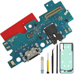ZHUROUPU SM-A307FN for サムスンギャラクシーA30s 6.4インチ2019と互換性のある用充電ポートドックコネクタ交換、USBタイプC急速充電マイク/ヘッドフォンジャック交換基板(EU版)ツール付き