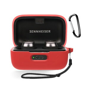 Sennheiser MOMENTUM True Wireless 4 �p �P�[�X �S�ʕی�J�o�[ �V���R���P�[�X �J���r�i�t��+�X�g���b�v�t�� �J���r�i�t�� �ϏՌ� �h�� �h�o �����[�d�\ �S�ʕی� �L�Y�h�~ Sennheiser MOMENTUM True Wi