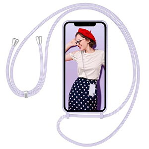 UEEBAI 対応 iPhone SE3 5G/iPhone 7/iPhone 8/iPhone SE2 用の ケース シリコン 調節可能なケース 肩がけ 首掛け 紐付き ストラップホール付き 薄型 軽量 耐衝撃 カバ− 落下防止 紛失防止 ショルダー