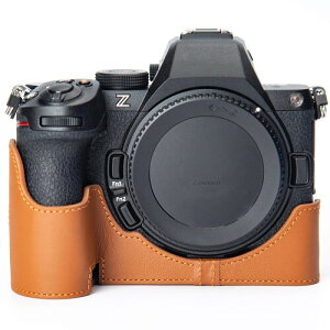 Nikon Z5II ��p����̖{�v�J�����ی�P�[�X ���g���Ȕ���݃��U�[�J�o�[ �n�[�t�^�C�v �J�����v���e�N�g�P�[�X�K�pNikon z5ii �O�r���t���\ �L�Y ���Ֆh�~ (�����F)