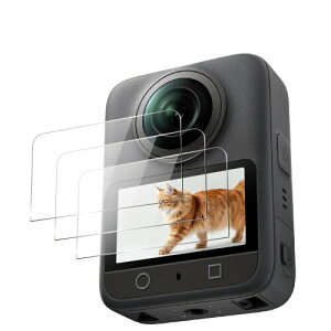 Rchlr DJI OSMO 360 �p�� �K���X�t�B���� DJI �I�X�� 360 �t�B���� �w��h�~ �t�� �ی�t�B���� ���Ɏq�f�ސ� �d�x9H �����K���X �����ߗ� �C�A�[�� �����z�� �X�N���b�`�h�~ �����x RCH-JO360-XJ3