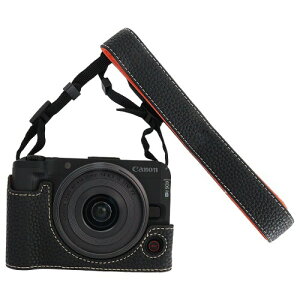 VOVMOEYA �J�����P�[�X Canon EOS R50 V�p ���߉\�ȃV�����_�[�X�g���b�v�t���AR50V PU���U�[�n�[�t�P�[�X�A�X�^�C���b�V���ȕی�y�ʁA���m�ȃt�B�b�g�A�O�r�Ή�