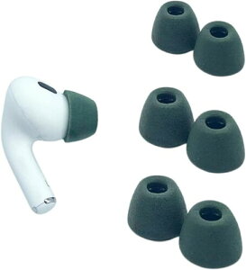 Comply(�R���v���C) AirPods Pro ��1 & ��2���� �Ή� �����p �C���[�s�[�X S �T�C�Y 3�y�A�� �Չ���/�t�B�b�g��/�E���h�~