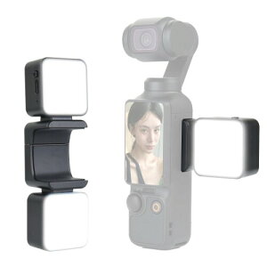 UTEBIT Pocket3�pLED�r�f�I���C�g ���ʔ��� �B�e�p���C�g ���^ Osmo Pocket 3 ���C�g ���C�}�O�l�b�g����� �~�j���C�g 3�i�K����/�F���x����(3000K-7000K) �����^35mm Type-C�[�d�� 3���ԉғ� �u���b�N