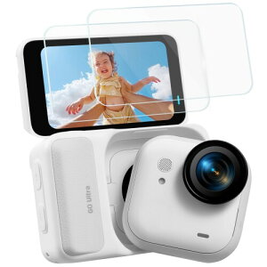 Insta360 GO Ultra�Ή��t�B���� HD�����K���X�ی�t�B���� 9H�d�x���h�~�X�N���[���v���e�N�^�[ �����ߗ� �C�A�h�~ �ȒP�\��t�� Insta360 GO Ultra�Ή��A�N�Z�T���[