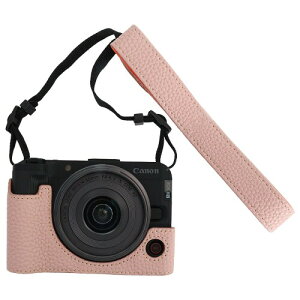 VOVMOEYA �J�����P�[�X Canon EOS R50 V�p ���߉\�ȃV�����_�[�X�g���b�v�t���AR50V PU���U�[�n�[�t�P�[�X�A�X�^�C���b�V���ȕی�y�ʁA���m�ȃt�B�b�g�A�O�r�Ή�