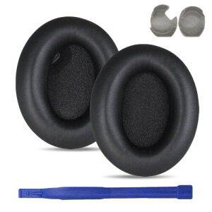 XM4 �����p�C���[�p�b�h Sony WH-1000XM4 (WH1000XM4) �w�b�h�z���p�A�\�t�g�v���e�C�����U�[�N�b�V�����A���݂̂��郁�����[�t�H�[���A�Z���T�[�ɉe����^����(�u���b�N)