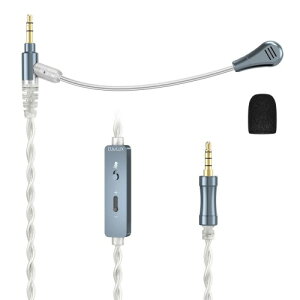 Cubilux 3.5mm �w�b�h�z���p�����P�[�u�� �u�[���}�C�N�t���A�~���[�g�X�C�b�`�E���ʒ����Ή��A�⃁�b�LAUX�P�[�u�� �ʘb/�{�C�X�`���b�g/�Q�[���@�p�AWH-1000XM6/XM5/XM4�AStudio Pro�ASolo�Ή��A1.