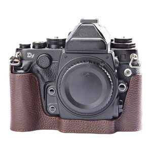 Nikon DF��p���g���Ȗ{�v�i���v�j����̃n�[�t�P�[�X �J�����ی�J�o�[�K�pNikon df �n�[�t�^�C�v �J�����v���e�N�g�P�[�X �O�r���t���\�L�Y ���Ֆh�~ (���J�u���E��)