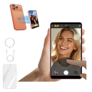 Shimbol CP5 Ultra 5�C���` 1080P �t���^�b�`HD �X�}�z�p���B�胂�j�^�[ - ���C�����X�^��/Bluetooth�����R��/���]�\��/���A�~���[�@�\���� TikTok ���C�u�z�M�Ή� (�s���N)