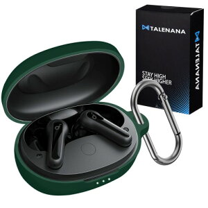TALENANA for Anker Soundcore Life P2 Mini�P�[�X �V���R�[�� �ی�J�o�[ �ϏՌ� �h�� �h�o �L�Y�h�~ �����[�d�\ �S�ʕی�P�[�X �C���z�� �J���r�i�t�� Anker Soundcore Life P2 Mini �Ή�(�O���[��)