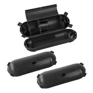 GREATIDE コンセントカバー屋外 防水 3個セット延長コード安全カバー 電源ボッ クス 保護する電源コードエンクロージャ 耐候性 接続安全プロテクター 雨よけ ストリングライ 吊り下げ可