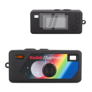 Rieibi �V���R���P�[�X�iKodak CHARMERA �L�[�`�F�[���f�W�^���J���� �u���C���h�{�b�N�X�p�j�A�~�j Kodak �L�[�`�F�[���J�����p�A�X�N���[���v���e�N�^�[2���t���A�y�ʁE�Ϗ��� -�u���b�N�A