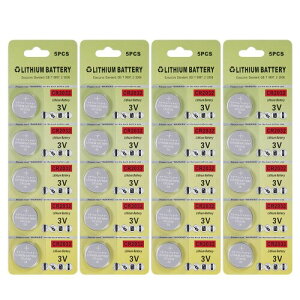 CR2032 3v Lithium Battery CR2032 3v Coin Cell Battery for Led Candles and Watches 20pcs