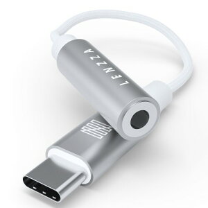 LENZZA (�����c�@) USB-C - 3.5mm �I�[�f�B�I�A�_�v�^�[ �P�[�u�� ���ϋv Type-C �ϊ� �C���z���W���b�N | MacBook Air | iPhone 17 16 15 | iPad Pro | Android | �^�C�vC �@��Ή�