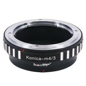 Haoge マニュアルレンズマウントアダプター コニカARマウントレンズをオリンパスとパナソニックマイクロフォーサーズ MFT M4/3 M43マウントカメラ用