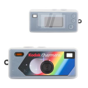 Rieibi �V���R���P�[�X Kodak CHARMERA �L�[�`�F�[���f�W�^���J���� �u���C���h�{�b�N�X�p �~�j�L�[�`�F�[���J�����ی�P�[�X �X�N���[���v���e�N�^�[ 2 ���t�� �y�� �Ϗ��� �N���A �J�����{