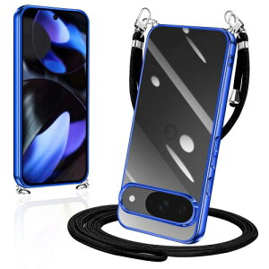 Loodoomo Google Pixel10 / pixel 10 Pro �p�� �P�[�X �N���A �V�����_�[ �O�[�O�� �s�N�Z��10/10Pro �X�}�z�P�[�X �J�o�[ ���� TPU ���^ ���|�� ��|�� �΂߂����P�[�X �ϏՌ�(�u���[)
