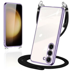Galaxy S23 �P�[�X �V�����_�[ �N���A �M�����N�V�[S23 SC-51D SCG19 �J�o�[ �X�}�z�P�[�X ���� TPU ���|�� ��|�� �΂߂����P�[�X ���^ �ϏՌ� ���b�L���H TPU�o���p�[(���C�g�p�[�v��)