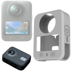 DJI Osmo 360 �Ή� �P�[�X �V���R���ی�X���[�u �e�͐�������A�ϋv���ɗD��A�������ɂ����A�����Ԃ��ɋ��� Osmo 360�J�����A�N�Z�T���[ (�O���[)