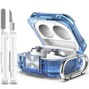 MHYALUDO �Z�L���A���b�N �N���A�P�[�X �t�B�b�g�f�U�C�� Galaxy Buds FE (2023) / Galaxy Buds2 Pro �P�[�X (2022) /Galaxy Buds Pro (2021)/Galaxy Buds 2 (2021)/Galaxy Buds Live (2020) �����J�o�[ - �N���X�^���u���[